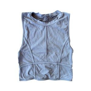 Garage Gray Stretch Crop Top